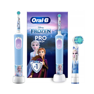 Oral-B | Electric Toothbrush | Vitality PRO Kids Frozen | Rechargeable | For kids | Number of brush heads included 1 | Number of Oral-B | Electric Toothbrush | Vitality PRO Kids Frozen | Rechargeable | For kids | Number of brush heads included 1 | Number of