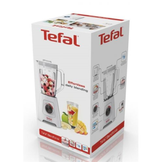 TEFAL | Blender | Blendforce II | Tabletop | 600 W | Jar material Plastic | Jar capacity 2 L | Ice crushing | White TEFAL | Blender | Blendforce II | Tabletop | 600 W | Jar material Plastic | Jar capacity 2 L | Ice crushing | White
