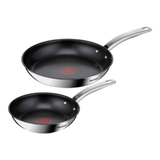 TEFAL | Pan Set | Intuition B817S255 | Frying | Diameter 20/26 cm | Suitable for induction hob | Fixed handle | Black/Silver TEFAL | Pan Set | Intuition B817S255 | Frying | Diameter 20/26 cm | Suitable for induction hob | Fixed handle | Black/Silver
