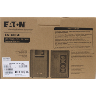 SALE OUT. Eaton UPS 5E Gen2 700I IEC | SALE OUT. | Eaton | UPS | 5E Gen2 700I IEC | 700 VA | 360 W | DAMAGED PACKAGING SALE OUT. Eaton UPS 5E Gen2 700I IEC | SALE OUT. | Eaton | UPS | 5E Gen2 700I IEC | 700 VA | 360 W | DAMAGED PACKAGING