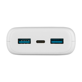 Fixed Power bank Zen 20 with LCD display and PD 20W output | FIXZEN-20-WH | 20000 mAh | White Fixed Power bank Zen 20 with LCD display and PD 20W output | FIXZEN-20-WH | 20000 mAh | White