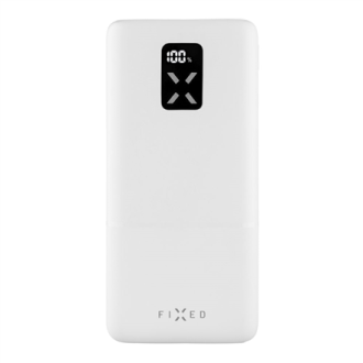 Fixed Power bank Zen 20 with LCD display and PD 20W output | FIXZEN-20-WH | 20000 mAh | White Fixed Power bank Zen 20 with LCD display and PD 20W output | FIXZEN-20-WH | 20000 mAh | White