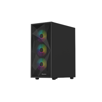 Genesis Gaming PC Case | Diaxid 605 ARGB | Midi Tower | Black Genesis Gaming PC Case | Diaxid 605 ARGB | Midi Tower | Black