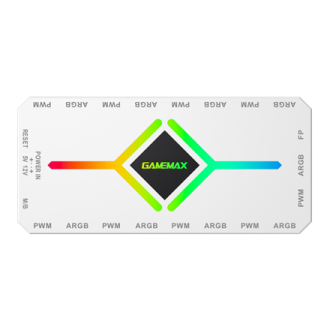 Gamemax | V4.0 ARGB PWM HUB WT | Hub for Gaming Chassis Gamemax | V4.0 ARGB PWM HUB WT | Hub for Gaming Chassis