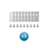 Anker Eufy Replacement Blade Set: 3x (9 Lawn Mower Blades and 9 Screws) Compatible E15/E18 Anker Eufy Replacement Blade Set: 3x (9 Lawn Mower Blades and 9 Screws) Compatible E15/E18