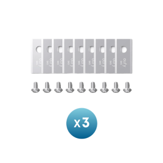 Anker Eufy Replacement Blade Set: 3x (9 Lawn Mower Blades and 9 Screws) Compatible E15/E18 Anker Eufy Replacement Blade Set: 3x (9 Lawn Mower Blades and 9 Screws) Compatible E15/E18