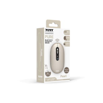 PORT CONNECT Mouse | PURE MAC | Wireless | Bluetooth | Beige Perle PORT CONNECT Mouse | PURE MAC | Wireless | Bluetooth | Beige Perle