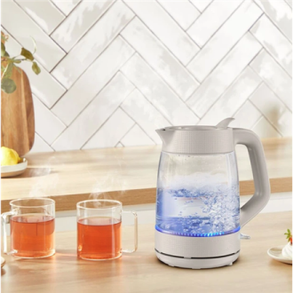TEFAL Kettle | KO2G0BE0 | 2000 W | Electric | 1.7 L | Glass | 360 rotational base | Grey/Transparent TEFAL Kettle | KO2G0BE0 | 2000 W | Electric | 1.7 L | Glass | 360 rotational base | Grey/Transparent