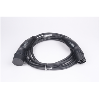Evaka EV Charging Cable Type 2-Type 2, 22 kW, 32 A, 5 x 6 mm2, 1 x 0.5 mm2, 7 m | ITGAM3872 | Black Evaka EV Charging Cable Type 2-Type 2, 22 kW, 32 A, 5 x 6 mm2, 1 x 0.5 mm2, 7 m | ITGAM3872 | Black