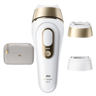 Braun IPL Epilator | Silk expert Pro 5 PL5210 | Number of power levels 3 | White/Gold Braun IPL Epilator | Silk expert Pro 5 PL5210 | Number of power levels 3 | White/Gold