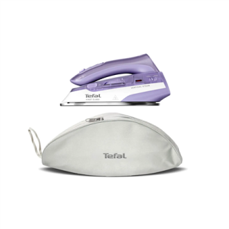 TEFAL First Class DB1612E0 | Steam Travel Iron | 1000 W | Continuous steam 10 g/min | Steam boost performance 45 g/min | White/P TEFAL First Class DB1612E0 | Steam Travel Iron | 1000 W | Continuous steam 10 g/min | Steam boost performance 45 g/min | White/P