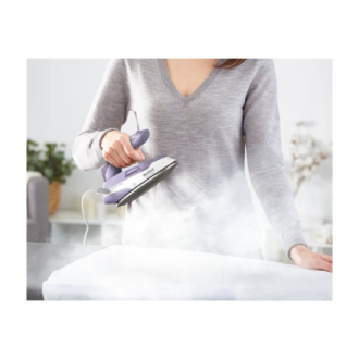 TEFAL First Class DB1612E0 | Steam Travel Iron | 1000 W | Continuous steam 10 g/min | Steam boost performance 45 g/min | White/P TEFAL First Class DB1612E0 | Steam Travel Iron | 1000 W | Continuous steam 10 g/min | Steam boost performance 45 g/min | White/P