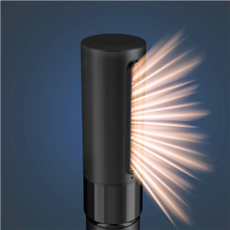 Rowenta Hair brush | Air Shape UB9820E0 | Ion conditioning | Number of heating levels 3 | 1300 W | Black