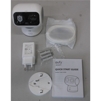 SALE OUT. Anker Eufy Security Indoor Cam S350, White | Anker Eufy Security Indoor Camera | S350 | 24 month(s) | Tabletop | Wide- SALE OUT. Anker Eufy Security Indoor Cam S350, White | Anker Eufy Security Indoor Camera | S350 | 24 month(s) | Tabletop | Wide-