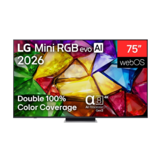 LG 4K evo AI Mini RGB TV | 75MRGB87B3B | 75 | Smart TV | webOS | UHD | Black