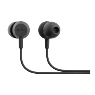 Sudio Earbuds | V3 | In-ear | Microphone | Dusty Black Sudio Earbuds | V3 | In-ear | Microphone | Dusty Black