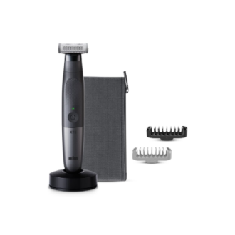 Braun Face and Body Hair trimmer | XT5300 Series XT5 | Cordless | Wet & Dry | Number of length steps 6 | Black/Silver Braun Face and Body Hair trimmer | XT5300 Series XT5 | Cordless | Wet & Dry | Number of length steps 6 | Black/Silver