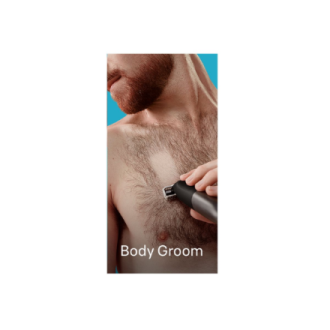 Braun Face and Body Hair trimmer | XT5300 Series XT5 | Cordless | Wet & Dry | Number of length steps 6 | Black/Silver Braun Face and Body Hair trimmer | XT5300 Series XT5 | Cordless | Wet & Dry | Number of length steps 6 | Black/Silver