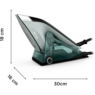 TEFAL 2-in-1 Vertical Steam Iron | JF4031E0 | Handheld | 1550-1850 W | 1 L | 35 g/min | Green/Black TEFAL 2-in-1 Vertical Steam Iron | JF4031E0 | Handheld | 1550-1850 W | 1 L | 35 g/min | Green/Black