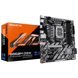 Gigabyte B860M D3W | Processor family Intel | Processor socket LGA1851 | DDR5 | Supported hard disk drive interfaces M.2, SATA | Gigabyte B860M D3W | Processor family Intel | Processor socket LGA1851 | DDR5 | Supported hard disk drive interfaces M.2, SATA |