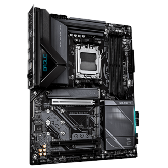 Gigabyte X870E EAGLE WIFI7 | Processor family AMD | Processor socket AM5 | DDR5 | Supported hard disk drive interfaces M.2, SATA Gigabyte X870E EAGLE WIFI7 | Processor family AMD | Processor socket AM5 | DDR5 | Supported hard disk drive interfaces M.2, SATA