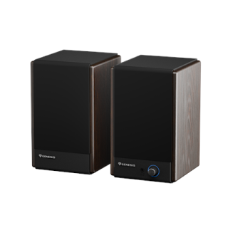 Genesis 2.0 Speakers | Arsen 402BT | 60 W | Bluetooth | Wireless connection | Brown Genesis 2.0 Speakers | Arsen 402BT | 60 W | Bluetooth | Wireless connection | Brown