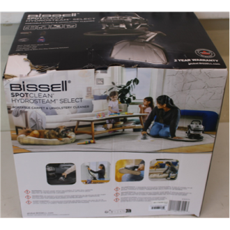 SALE OUT. Bissell SpotClean HydroSteam Select | Bissell Portable Carpet and Upholstery Cleaner | SpotClean HydroSteam Select | C