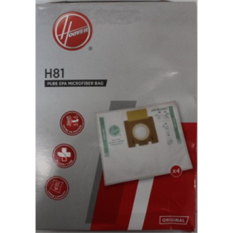SALE OUT. | Hoover Pure Epa microfiber Vacuum cleaner bags | H81, | White | DAMAGED PACKAGING SALE OUT. | Hoover Pure Epa microfiber Vacuum cleaner bags | H81, | White | DAMAGED PACKAGING