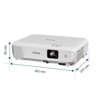 Epson | EB-W53 | WXGA (1280x800) | 4000 ANSI lumens | White Epson | EB-W53 | WXGA (1280x800) | 4000 ANSI lumens | White