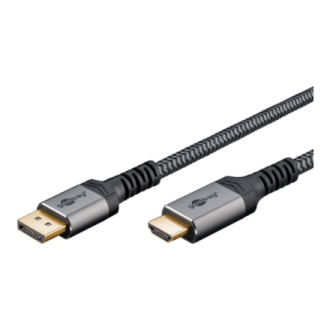 Goobay 65269 Adapter Cable | DisplayPort to HDMI | 2 m Goobay 65269 Adapter Cable | DisplayPort to HDMI | 2 m