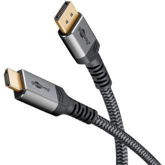 Goobay 65269 Adapter Cable | DisplayPort to HDMI | 2 m Goobay 65269 Adapter Cable | DisplayPort to HDMI | 2 m