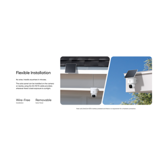 Anker Eufy | Security Camera with Solar Panel | SoloCam E30 | F/1.6 | IP65 | Micro SD, Max. 128GB Anker Eufy | Security Camera with Solar Panel | SoloCam E30 | F/1.6 | IP65 | Micro SD, Max. 128GB