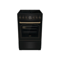 Gorenje Cooker | GECS5B70CLB | Hob type Vitroceramic | Oven type Electric | Black | Width 50 cm | Depth 59.4 cm | Energy efficie Gorenje Cooker | GECS5B70CLB | Hob type Vitroceramic | Oven type Electric | Black | Width 50 cm | Depth 59.4 cm | Energy efficie