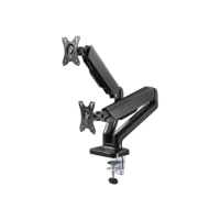Goobay Desk Mount | Double Monitor Mount with Gas Spring | Swivel, Tilt, Rotation | 17-32 Goobay Desk Mount | Double Monitor Mount with Gas Spring | Swivel, Tilt, Rotation | 17-32