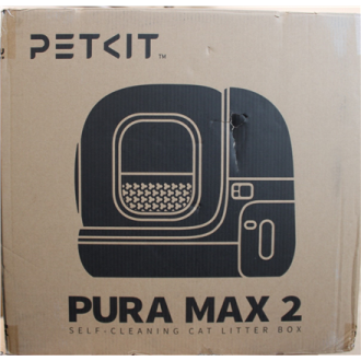 SALE OUT. | PETKIT | Automatic Cat Litter Box | Pura MAX 2 | 480 x 480 x 520 cm | White | DAMAGED PACKAGING | 22 month(s)