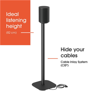 Vogels Floor stand | SFS 4113 Sonos speaker stand for Era 100 | Maximum weight (capacity) 2 kg | Black Vogels Floor stand | SFS 4113 Sonos speaker stand for Era 100 | Maximum weight (capacity) 2 kg | Black