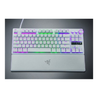 Razer Huntsman V3 Pro Tenkeyless | Gaming Keyboard | Wired | US | Razer Analog Optical Switch Gen-2 | White