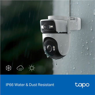 TP-LINK | Dual Lens Security Wi-Fi Camera | Tapo C545D | Dome | 3 MP | 6mm | IP66 | H.264 | MicroSD, up to 512 GB TP-LINK | Dual Lens Security Wi-Fi Camera | Tapo C545D | Dome | 3 MP | 6mm | IP66 | H.264 | MicroSD, up to 512 GB