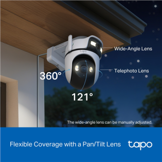 TP-LINK | Dual Lens Security Wi-Fi Camera | Tapo C545D | Dome | 3 MP | 6mm | IP66 | H.264 | MicroSD, up to 512 GB TP-LINK | Dual Lens Security Wi-Fi Camera | Tapo C545D | Dome | 3 MP | 6mm | IP66 | H.264 | MicroSD, up to 512 GB