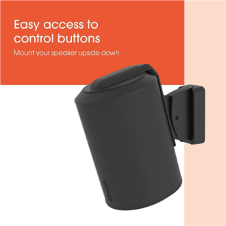 Vogels Wall mount | Speaker Wall Mount for Sonos Era 100 | Tilt, rotate | Maximum weight (capacity) 7 kg | Black Vogels Wall mount | Speaker Wall Mount for Sonos Era 100 | Tilt, rotate | Maximum weight (capacity) 7 kg | Black