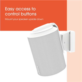 Vogels Wall mount | Speaker Wall Mount for Sonos Era 100 | Tilt, rotate | Maximum weight (capacity) 7 kg | White Vogels Wall mount | Speaker Wall Mount for Sonos Era 100 | Tilt, rotate | Maximum weight (capacity) 7 kg | White