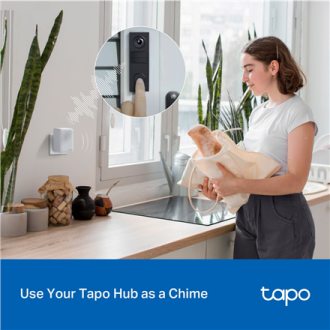 TP-LINK 2K Battery Video Doorbell | Tapo D205 | 3 MP | 2.4mm/F2.2 | IP54 | H.264 | Micro SD, Max. 512