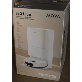 SALE OUT. MOVA E30 Ultra Robot Vacuum cleaner, 7000Pa, 5200mAh, White + Auto Empty station | MOVA Robot Vacuum | E30 Ultra | Wet
