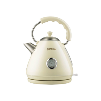 Gorenje | Kettle | K17CLI | Standard | 2200 W | 1.7 L | Plastic/Metal | 360 rotational base | Cream Gorenje | Kettle | K17CLI | Standard | 2200 W | 1.7 L | Plastic/Metal | 360 rotational base | Cream