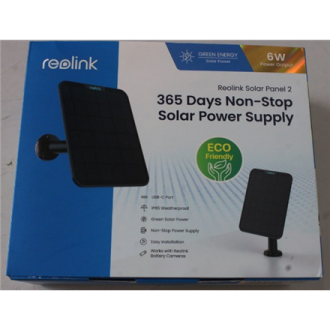 SALE OUT. | Reolink | Solar charger for video cameras | Solar Panel 2 | UNPACKED, SCRATCHED HOLDER | 23 month(s) SALE OUT. | Reolink | Solar charger for video cameras | Solar Panel 2 | UNPACKED, SCRATCHED HOLDER | 23 month(s)