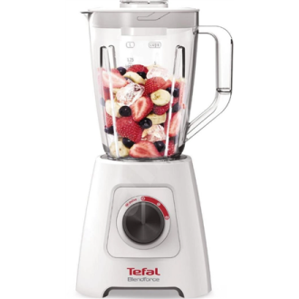 TEFAL | Blender | Blendforce II | Tabletop | 600 W | Jar material Plastic | Jar capacity 2 L | Ice crushing | White TEFAL | Blender | Blendforce II | Tabletop | 600 W | Jar material Plastic | Jar capacity 2 L | Ice crushing | White