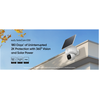 Anker Eufy | Security Camera with Solar Panel | SoloCam E30 | F/1.6 | IP65 | Micro SD, Max. 128GB Anker Eufy | Security Camera with Solar Panel | SoloCam E30 | F/1.6 | IP65 | Micro SD, Max. 128GB