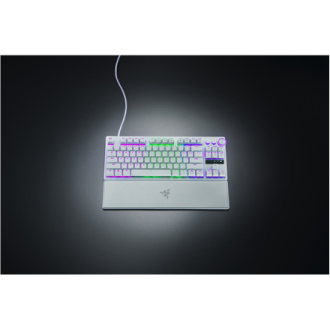 Razer Huntsman V3 Pro Tenkeyless | Gaming Keyboard | Wired | US | Razer Analog Optical Switch Gen-2 | White Razer Huntsman V3 Pro Tenkeyless | Gaming Keyboard | Wired | US | Razer Analog Optical Switch Gen-2 | White