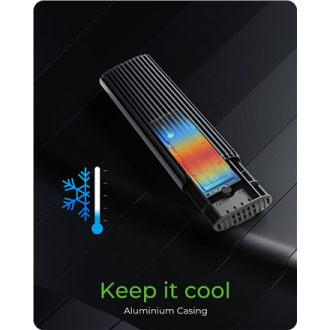 Raidsonic | M.2 NVMe and SATA SSD Enclosure via USB Type-C | IB-1808MCT-CU31 Raidsonic | M.2 NVMe and SATA SSD Enclosure via USB Type-C | IB-1808MCT-CU31
