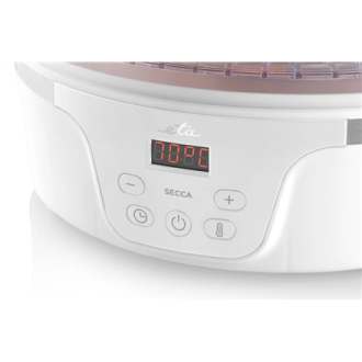 ETA Fruit Dryer | ETA730190000 Secca | Power 380 W | Number of trays 5 | Integrated timer | White ETA Fruit Dryer | ETA730190000 Secca | Power 380 W | Number of trays 5 | Integrated timer | White